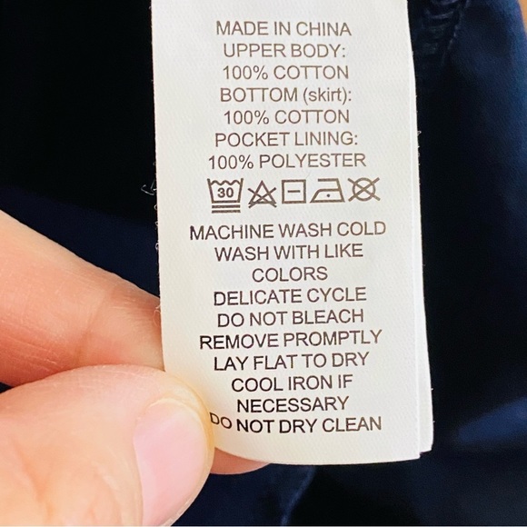 Kate Spade Blue and White Casual Mini Sundress - Picture 12 of 12